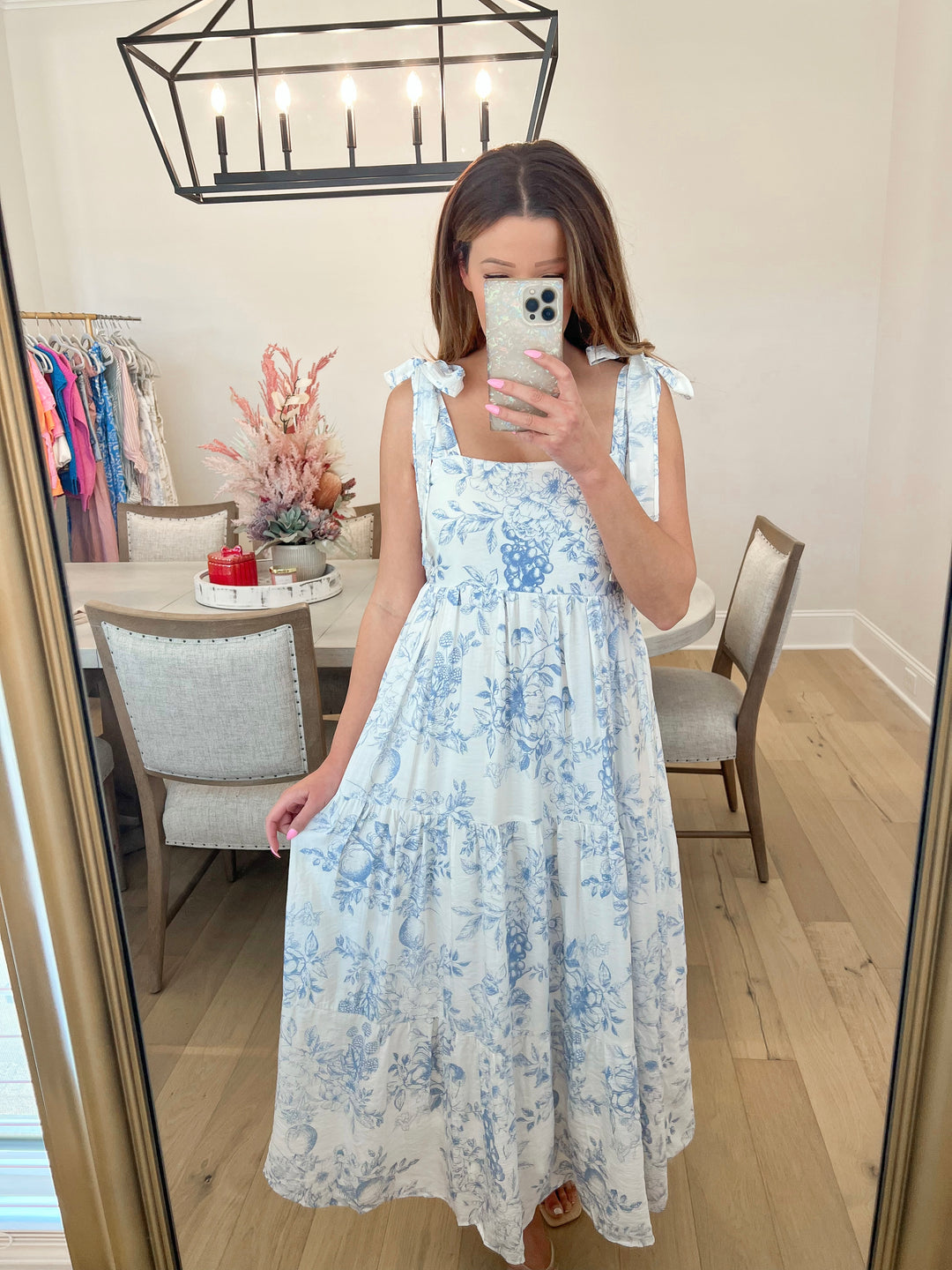 knee length dresses for ladies BLOSSOM MIDI DRESS – Sweet Peach Boutique