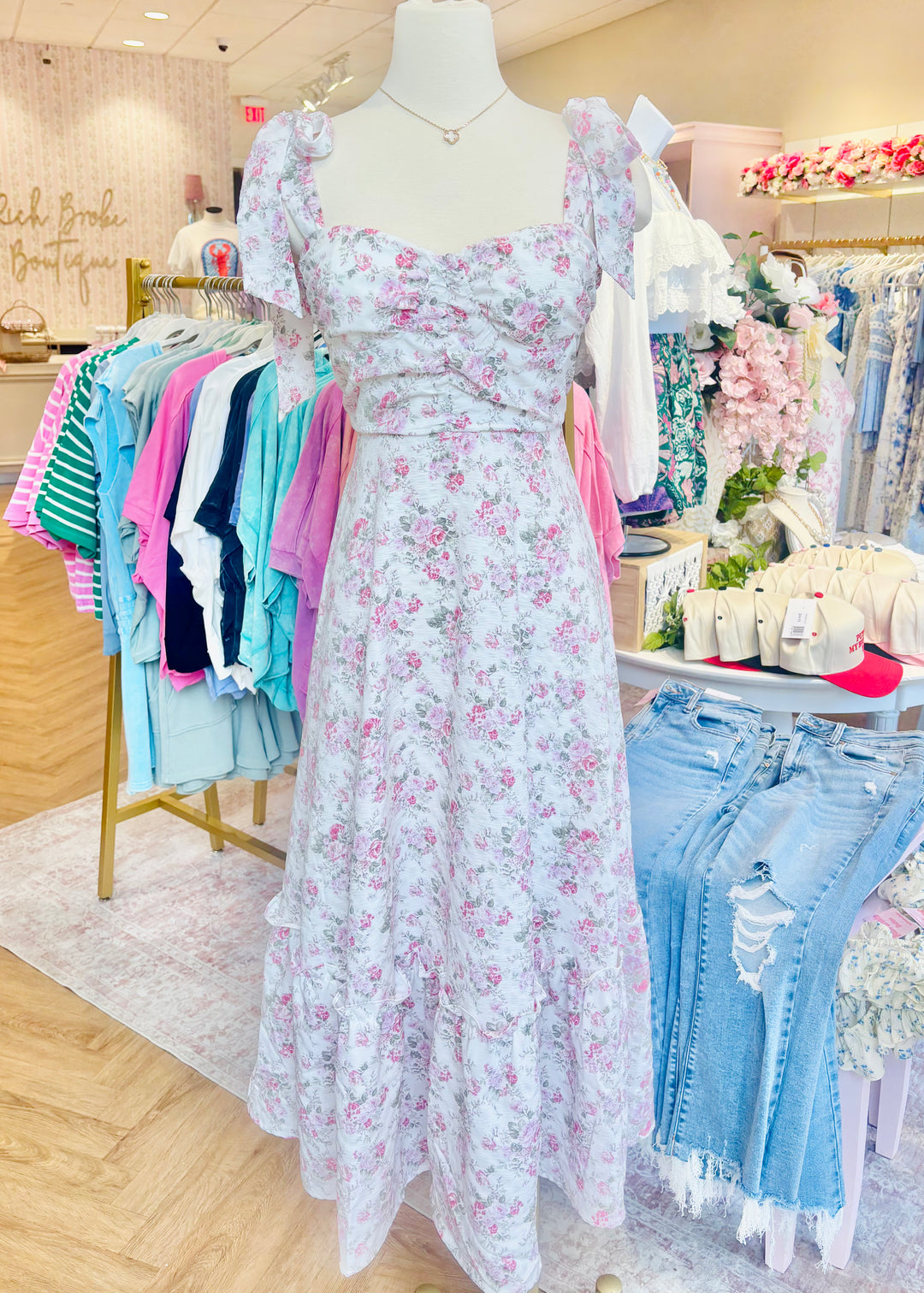 amelia floral midi dress Amelia Floral Midi Dress